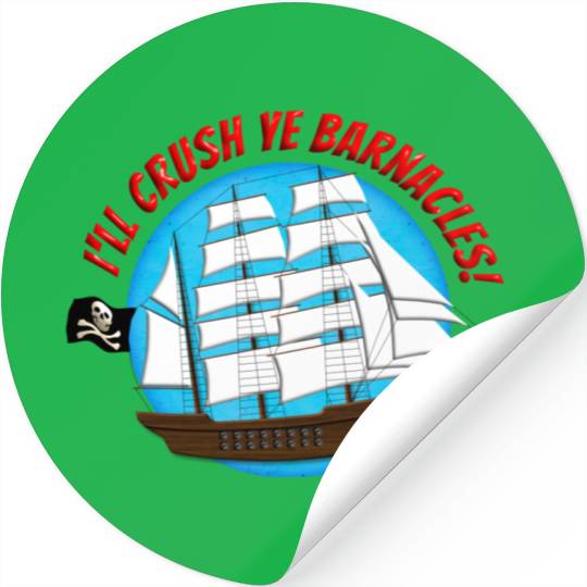 Pirate ship Stickers