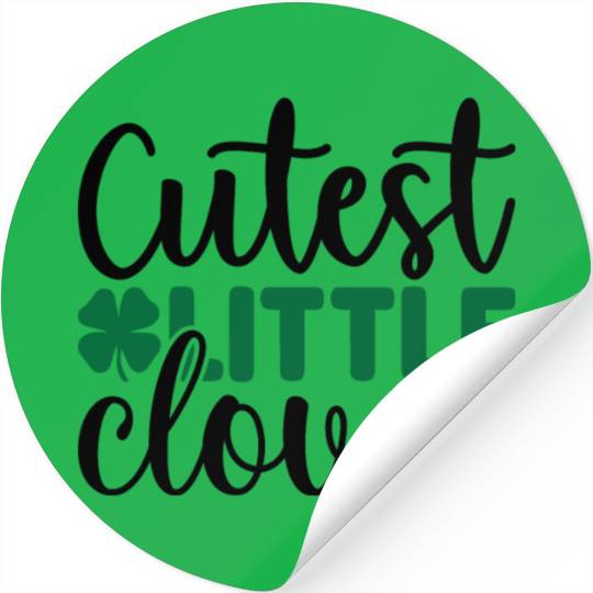 Cutest Little Clover Stickers