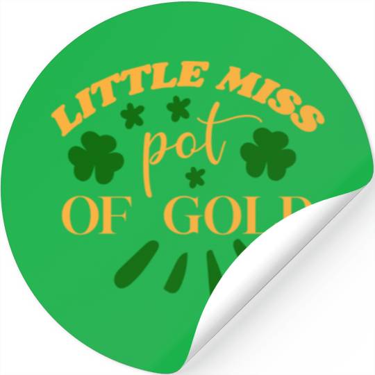 Little miss pot of gold Stickers