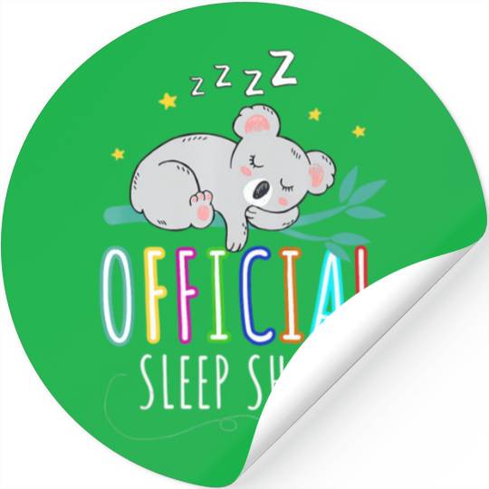 Official Sleep Stickers pajamas nightgown kear T Shir