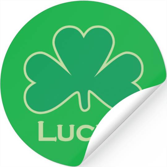 lucky shamrock -Saint Patrick's Day Stickers