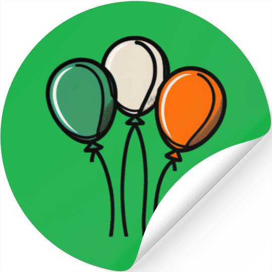 Patrick s day balloons Stickers
