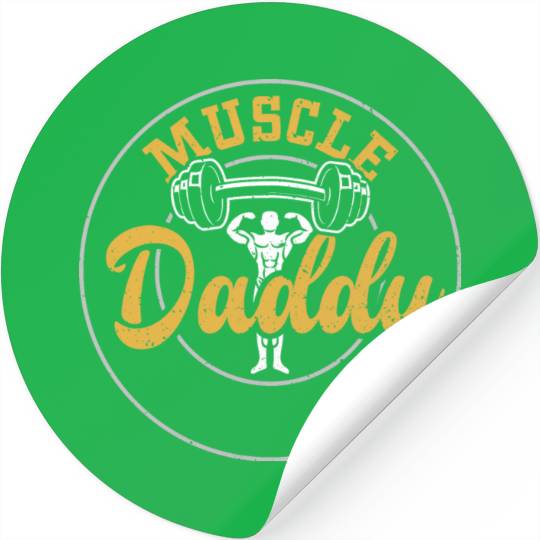 Muscle Daddy - Gym Stickers