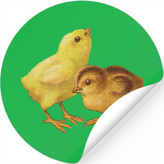 Easter Chick Stickers