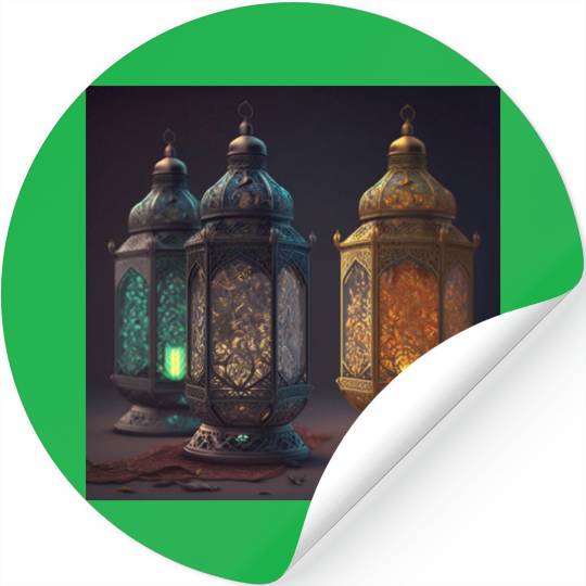 Ramadan lanterns Stickers