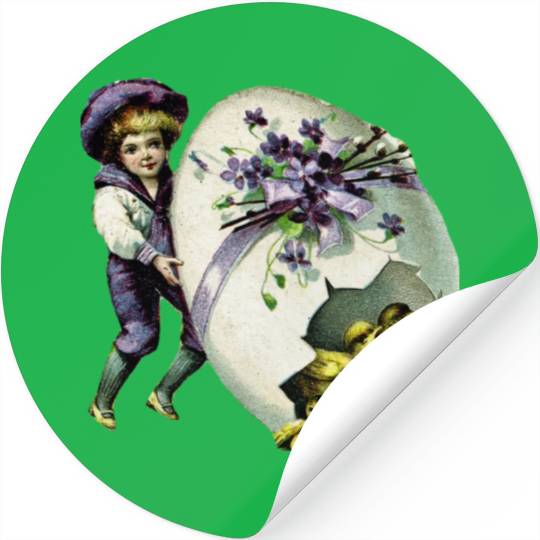 Vintage Easter Stickers