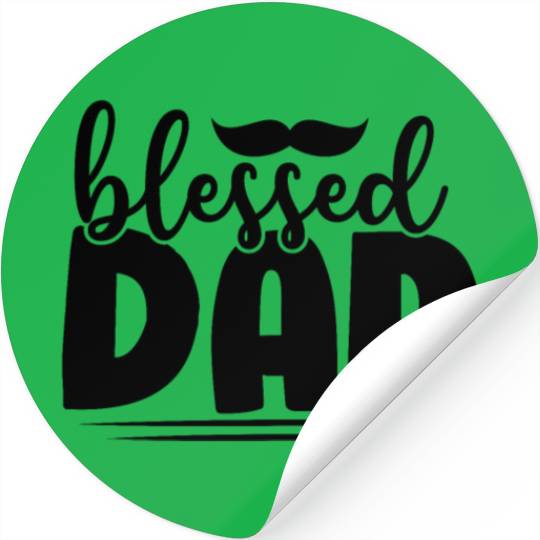 Blessed Dad Stickers