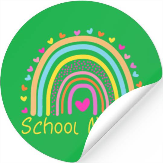 School Nurse Rainbowcaronavirusdogekingchaddronepr Stickers