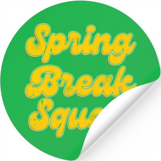 Spring Break Squad Summer Vacation Spring Break Stickers