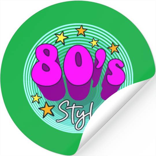 80s Style Stickers
