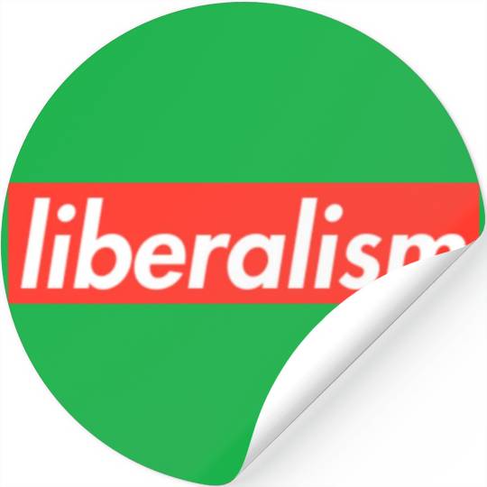 Liberalism Capitalism Politics Gift Stickers