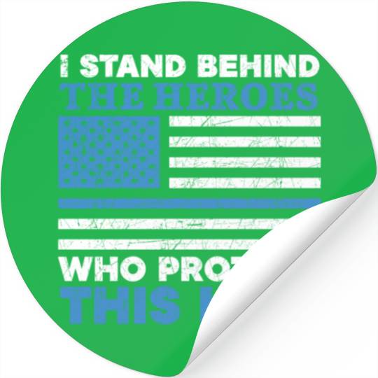Military Police Officer Law Enforcement USA Flag Stickers