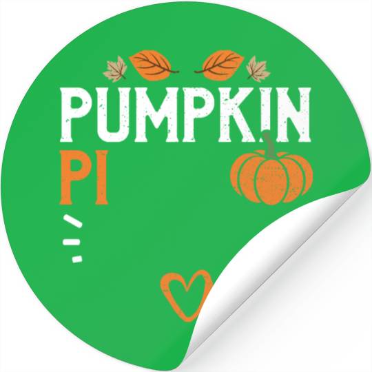 Pumpkin Pi - Pumpkin Stickers