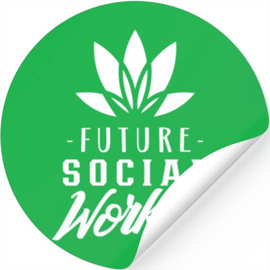 Future Social Worker Job Graduation Work Stickers