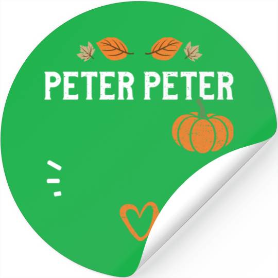 Peter Peter - Pumpkin Stickers