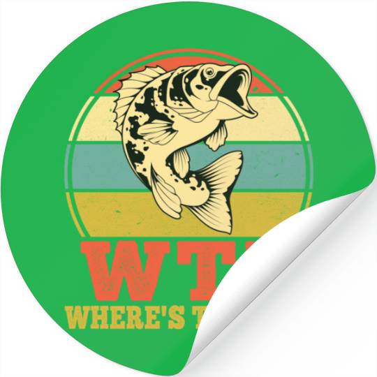 WTF Wheres The Fish Stickers
