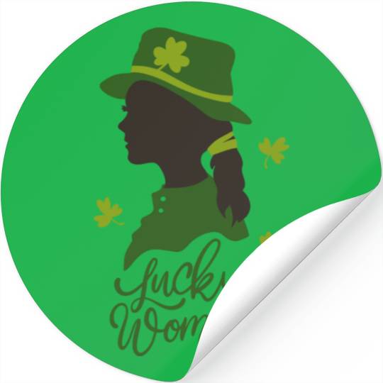 St Patricks Day | Lucky Women Stickers