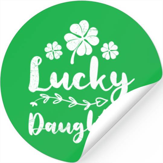 Lucky Daughter St. Patrick's Day Ireland Daughter Stickers