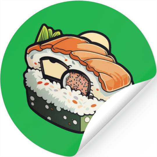 Sushi print Stickers