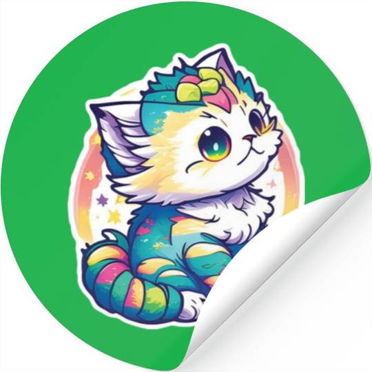 Cute Chibi Kitten Stickers