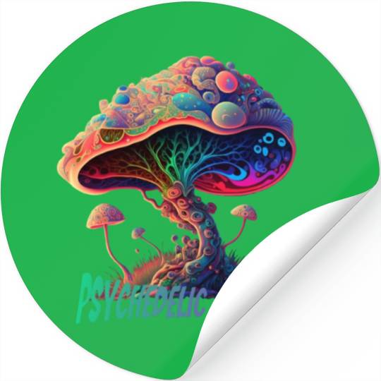 Psychedelic Mushroom Stickers