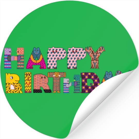 happy birthday Stickers