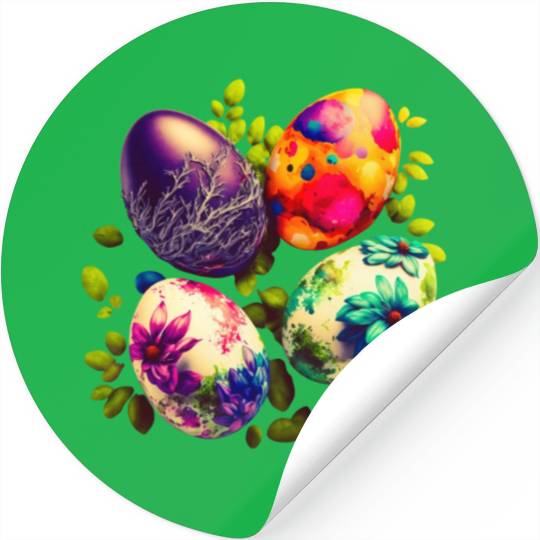 Easter eggs Stickers
