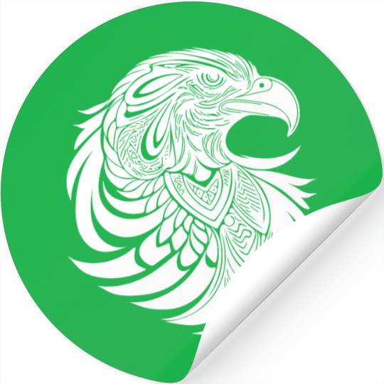 Adler Tribal Logo In Tattoo Style Stickers