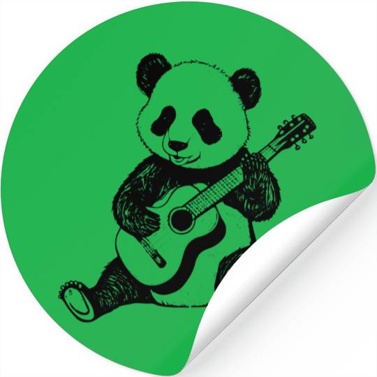 Panda Solo Band Stickers
