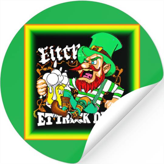Luck of The Irish St Patricks' Day. Buy Now Stickers