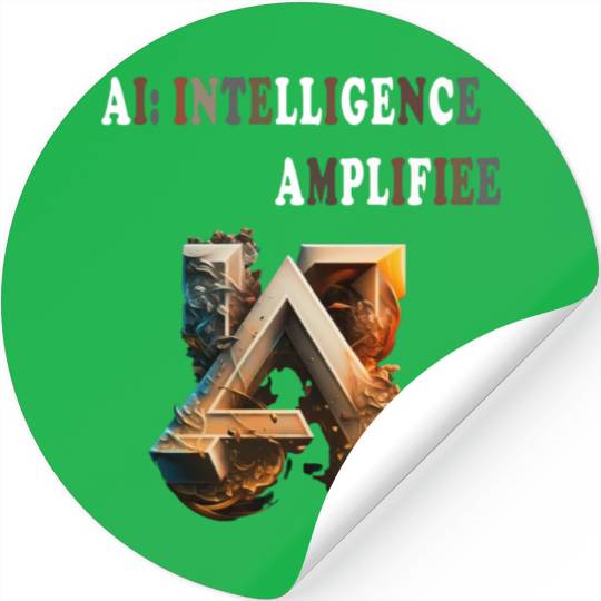 AI: Intelligence Amplified Stickers