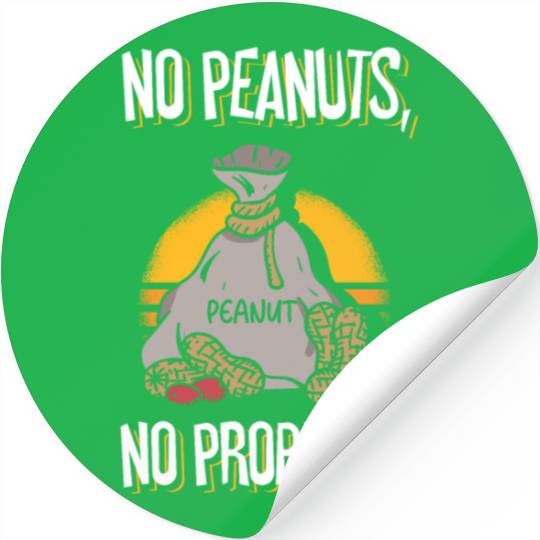 No Peanuts No Problems Peanut Allergic Stickers