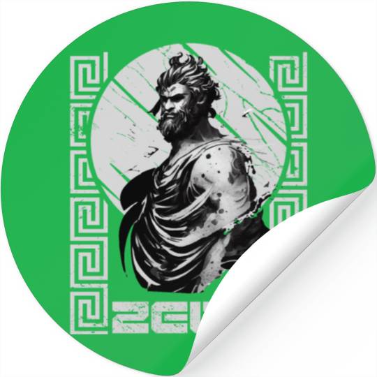 Zeus God Of Thunder Mythology Greek Gods Stickers