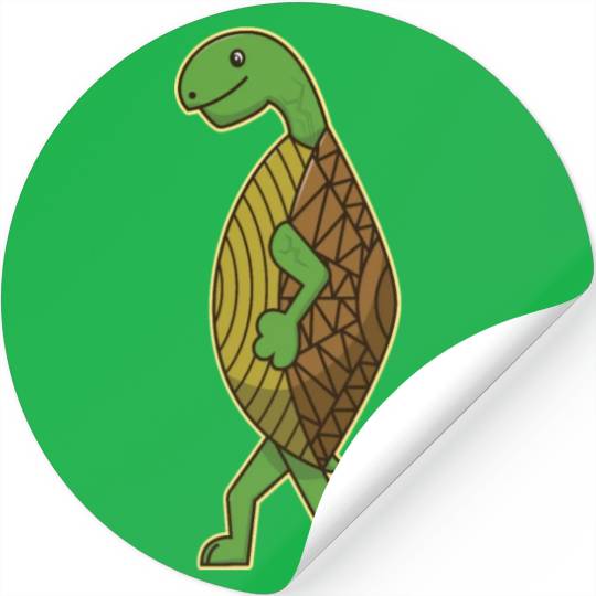 Running Turtle Stickers