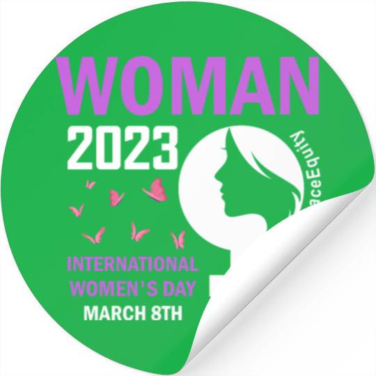 International Women's Day 2023 Embrace Equity Stickers