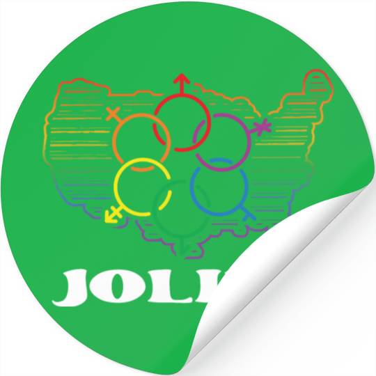 Joliet Pride Month Pride Flag LGBT Community LGBTQ Stickers