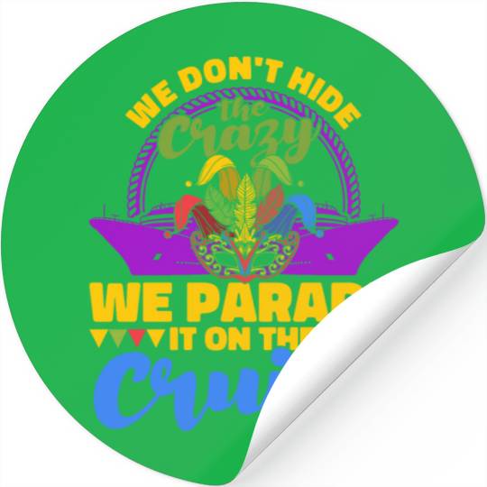 Mardi Gras Street Festival Mardi Gras Costume Mard Stickers
