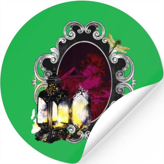 041 The Lantern And The Dragonfly Stickers