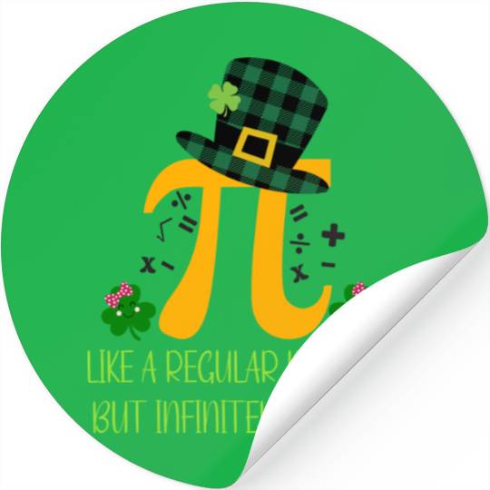 ST PATRICK PI DAY Stickers