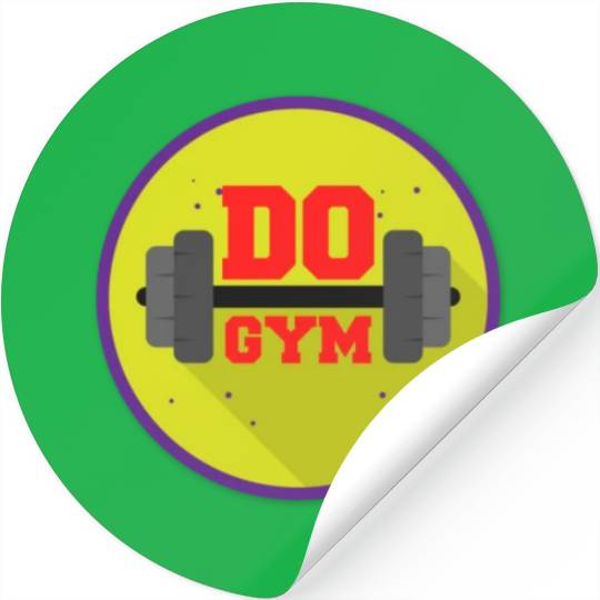 Creative Gym Vector Stickers