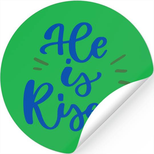 He Is Risen Religious Easter Stickers