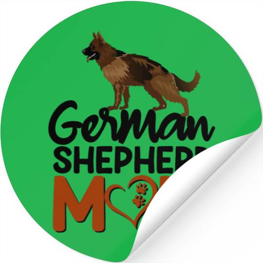 Dog Stickers | Dog Stickers | German shepherd mom