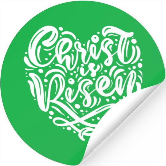 He Is Risen Religious Easter Stickers