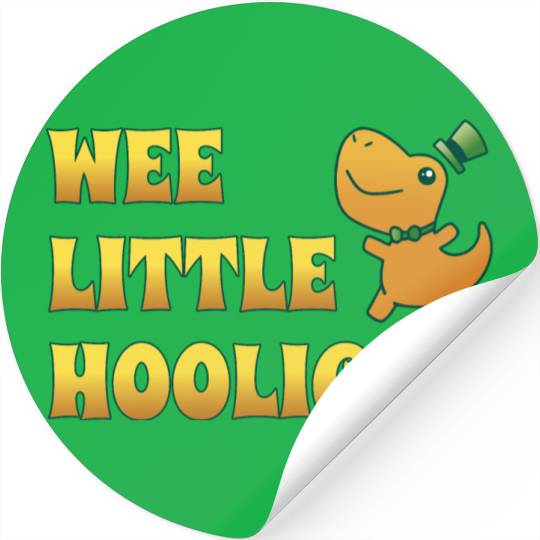 Wee Lil Hooligan Kids St Patrick s Day Boys Girl Stickers