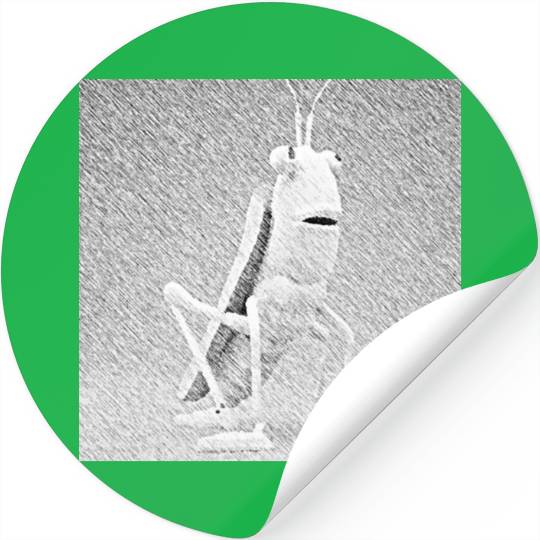 funny locust Stickers