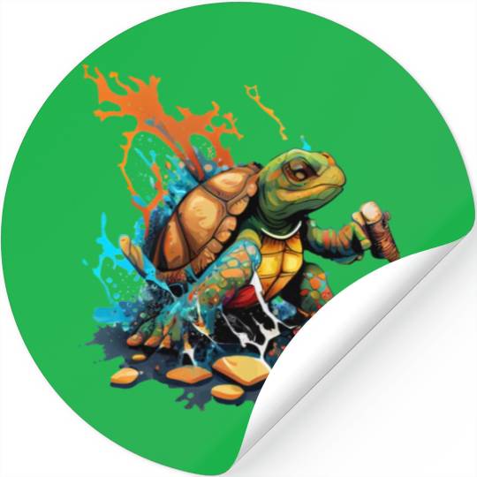 Turtle game ps 5 2 Stickers