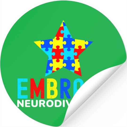 Embrace Neurodiversity Stickers