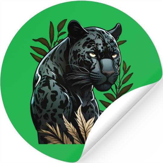 The power of the black panther Stickers