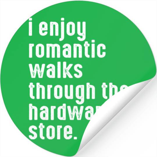 Funny Dad Handyman Hardware Store Stickers