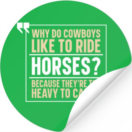 Horse Riding Hilarious Endurance Riding Stickers